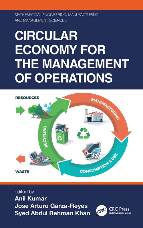 Book cover of Circular Economy for the Management of Operations (Mathematical Engineering, Manufacturing, and Management Sciences)