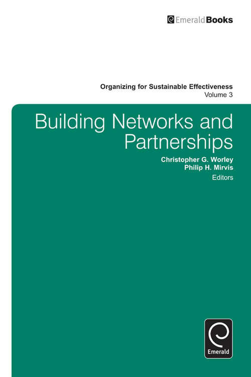 Book cover of Building Networks and Partnerships (Organizing for Sustainable Effectiveness #3)