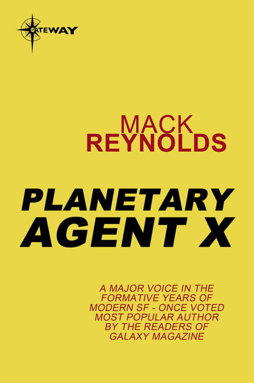 Book cover of Planetary Agent X