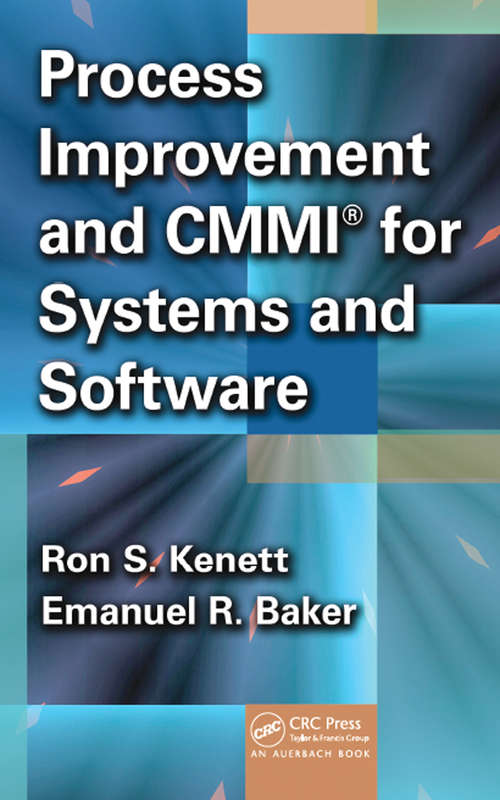 Book cover of Process Improvement and CMMI for Systems and Software