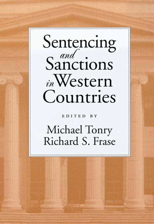 Book cover of Sentencing and Sanctions in Western Countries (Studies in Crime and Public Policy)