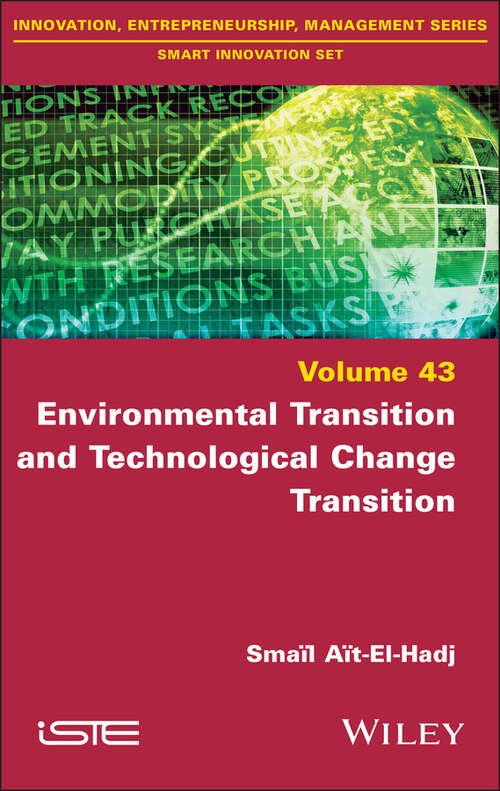 Book cover of Environmental Transition and Technological Change Transition