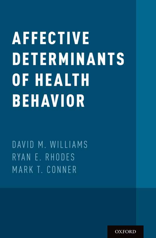 Book cover of Affective Determinants of Health Behavior