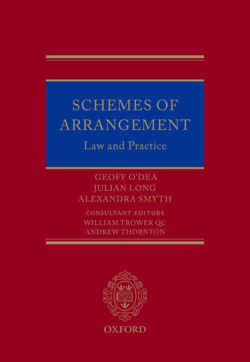 Book cover of Schemes of Arrangement: Law and Practice