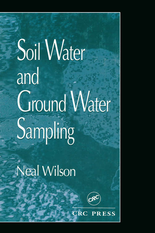Book cover of Soil Water and Ground Water Sampling