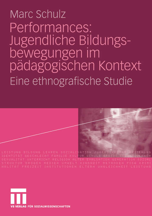 Book cover of Performances: Eine ethnografische Studie (2010)