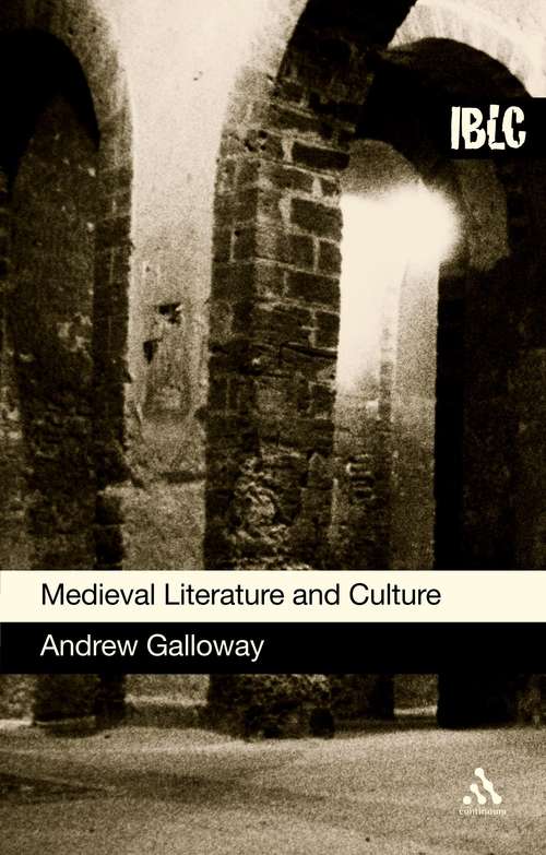 Book cover of Medieval Literature and Culture: A student guide (Introductions to British Literature and Culture)