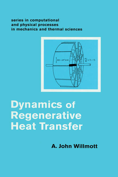 Book cover of Dynamics of Regenerative Heat Transfer