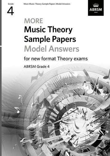 Book cover of More Music Theory Sample Papers Model Answers, ABRSM Grade 4
