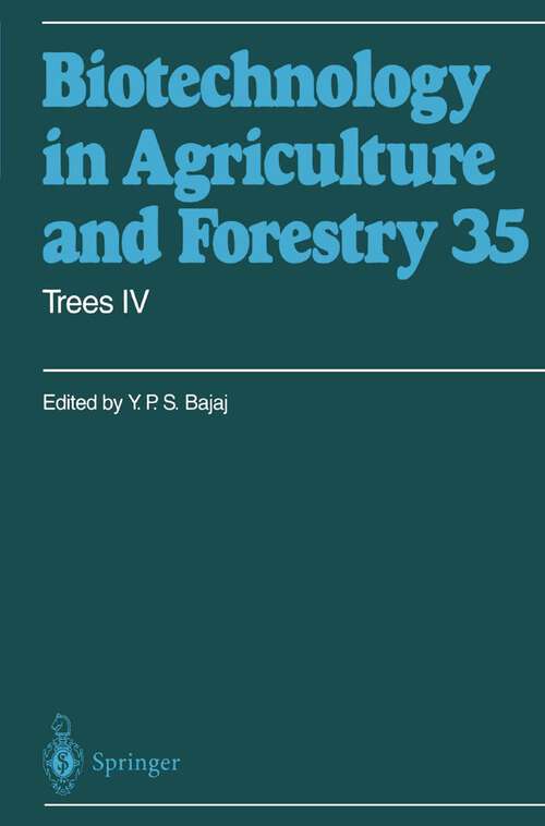 Book cover of Trees IV (1996) (Biotechnology in Agriculture and Forestry #35)