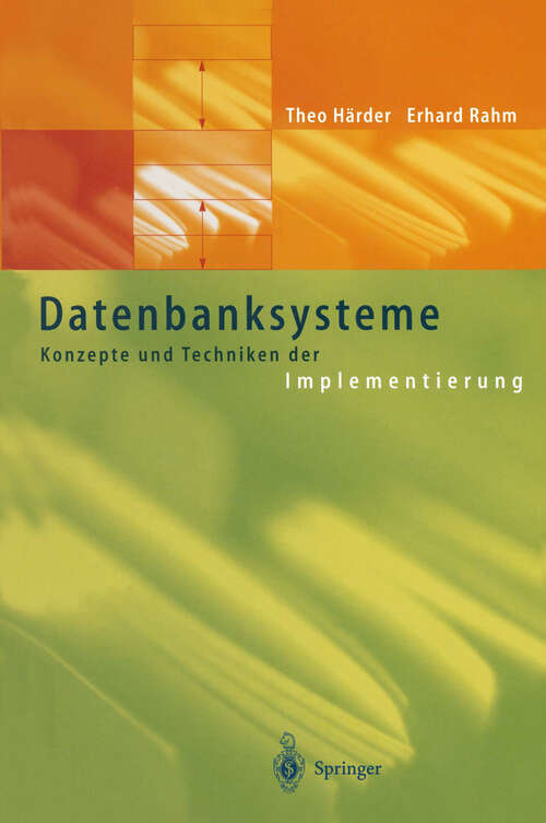 Book cover of Datenbanksysteme: Konzepte und Techniken der Implementierung (1999)