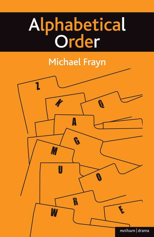 Book cover of Alphabetical Order (Modern Plays)