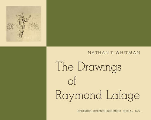 Book cover of The Drawings of Raymond Lafage (1963)