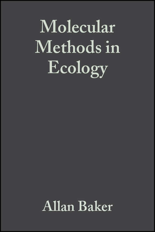 Book cover of Molecular Methods in Ecology