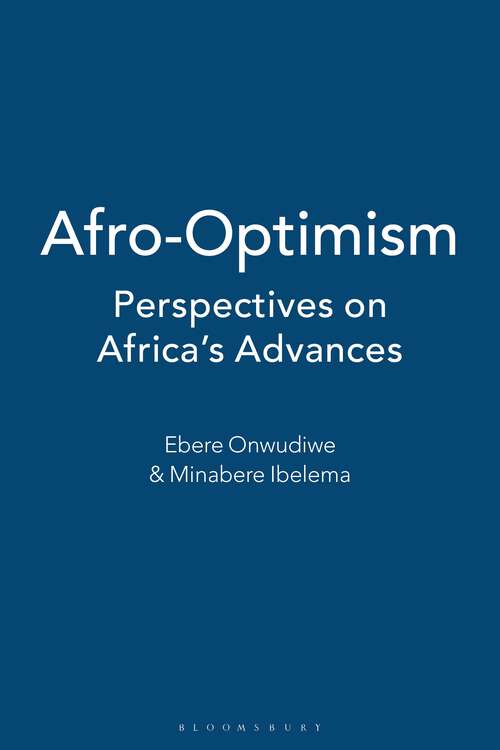 Book cover of Afro-Optimism: Perspectives on Africa's Advances