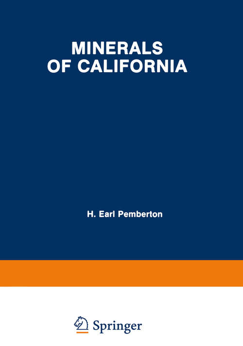 Book cover of Minerals of California (1983)