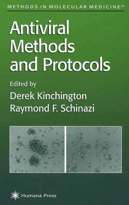 Book cover of Antiviral Methods and Protocols (2000) (Methods in Molecular Medicine #24)