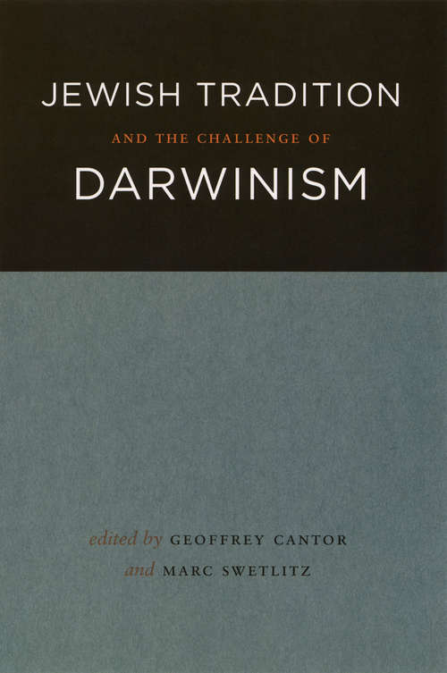 Book cover of Jewish Tradition and the Challenge of Darwinism