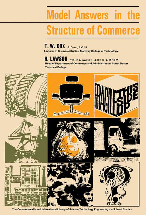 Book cover of Model Answers in the Structure of Commerce: The Commonwealth and International Library: Commonwealth Library of Model Answers