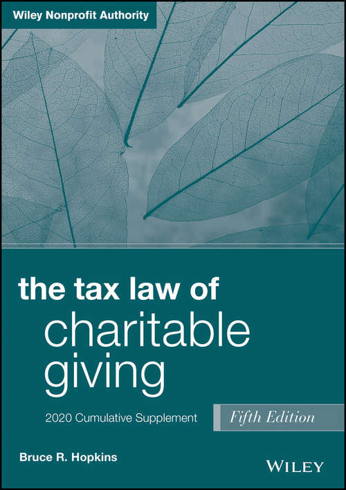 Book cover of The Tax Law of Charitable Giving (5)