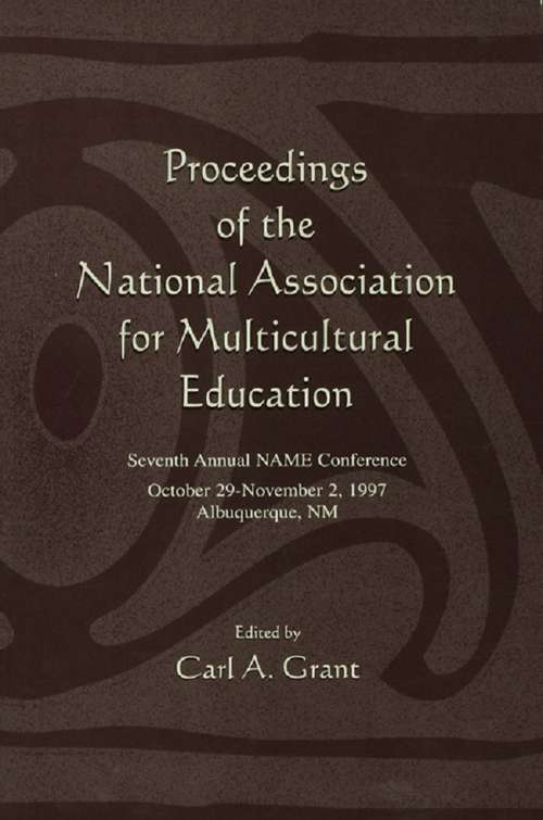 Book cover of Proceedings of the National Association for Multicultural Education: Seventh Annual Name Conference