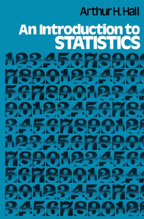Book cover of An Introduction to Statistics (1st ed. 1978)