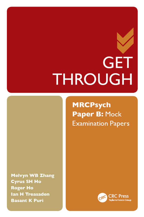Book cover of Get Through MRCPsych Paper B: Mock Examination Papers