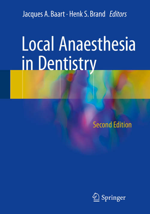 Book cover of Local Anaesthesia in Dentistry