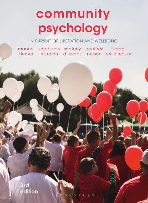 Book cover of Community Psychology: In Pursuit of Liberation and Well-Being (3rd ed. 2020)