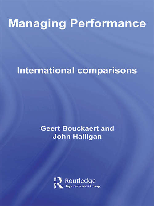 Book cover of Managing Performance: International Comparisons