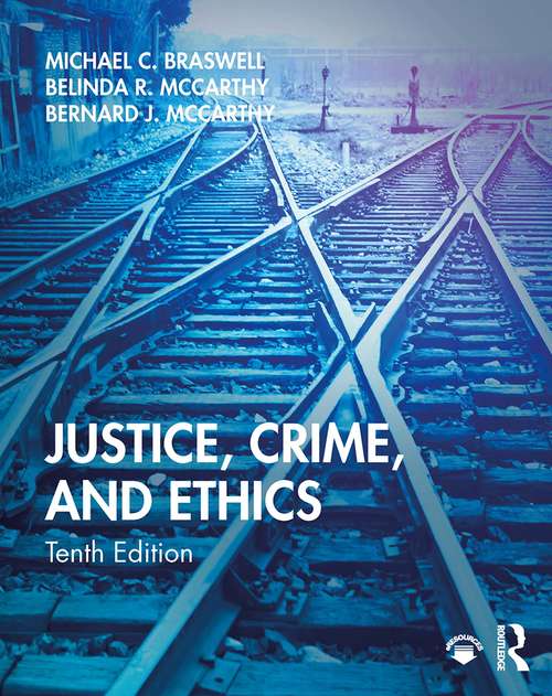 Book cover of Justice, Crime, and Ethics (10)