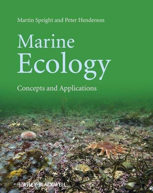 Book cover of Marine Ecology: Concepts and Applications