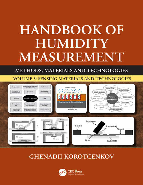Book cover of Handbook of Humidity Measurement, Volume 3: Sensing Materials and Technologies