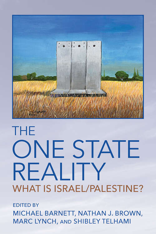 Book cover of The One State Reality: What Is Israel/Palestine?