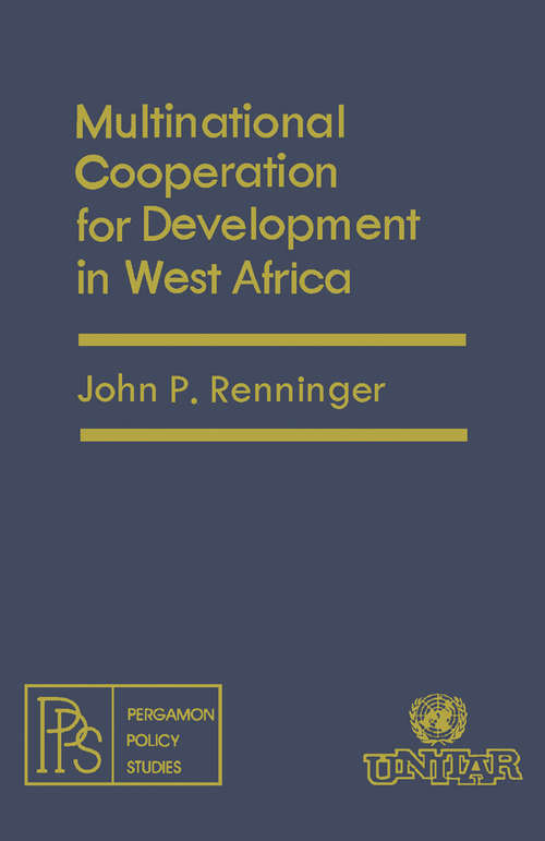 Book cover of Multinational Cooperation for Development in West Africa: Pergamon Policy Studies