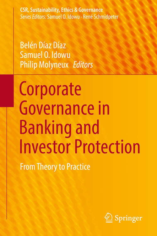 Book cover of Corporate Governance in Banking and Investor Protection: From Theory to Practice (CSR, Sustainability, Ethics & Governance)