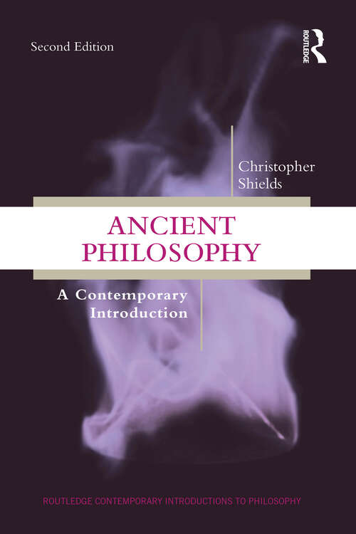 Book cover of Ancient Philosophy: A Contemporary Introduction (Routledge Contemporary Introductions to Philosophy)