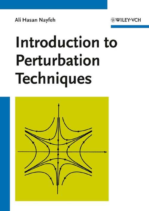 Book cover of Introduction to Perturbation Techniques