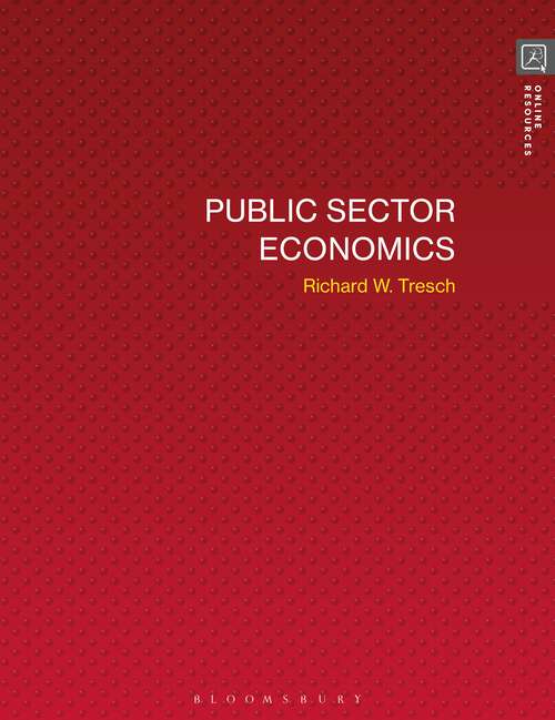 Book cover of Public Sector Economics (2008)