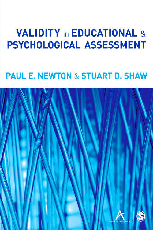 Book cover of Validity in Educational and Psychological Assessment (PDF)