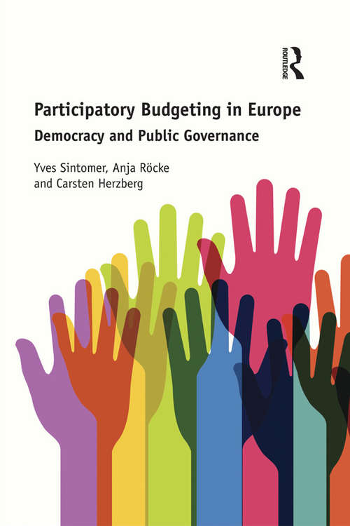 Book cover of Participatory Budgeting in Europe: Democracy and public governance