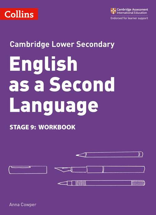 Book cover of Cambridge Lower Secondary English as a Second Language Stage 9: Workbook (PDF)