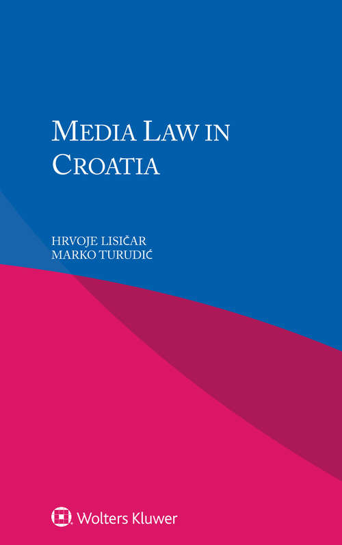 Book cover of Media Law in Croatia