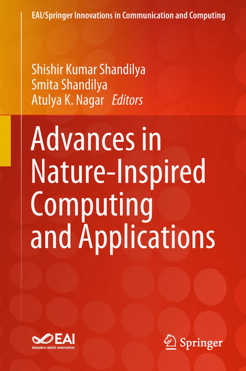 Book cover of Advances in Nature-Inspired Computing and Applications (1st ed. 2019) (EAI/Springer Innovations in Communication and Computing)