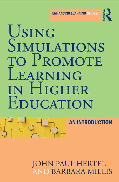 Book cover of Using Simulations to Promote Learning in Higher Education: An Introduction