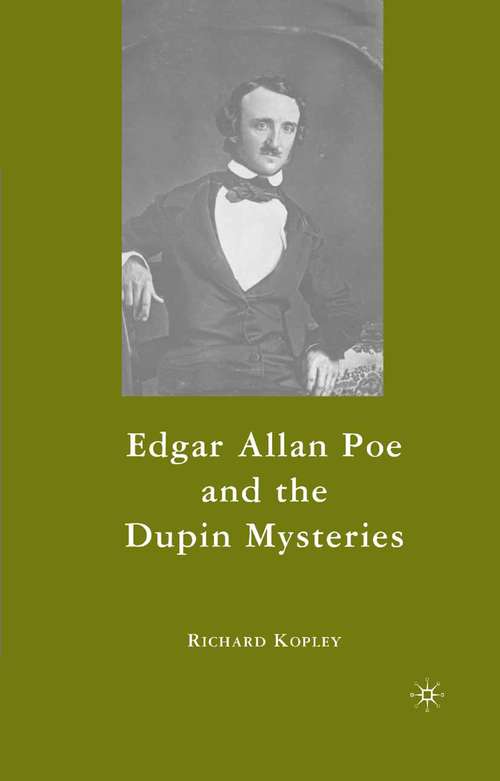 Book cover of Edgar Allan Poe and the Dupin Mysteries (2008)