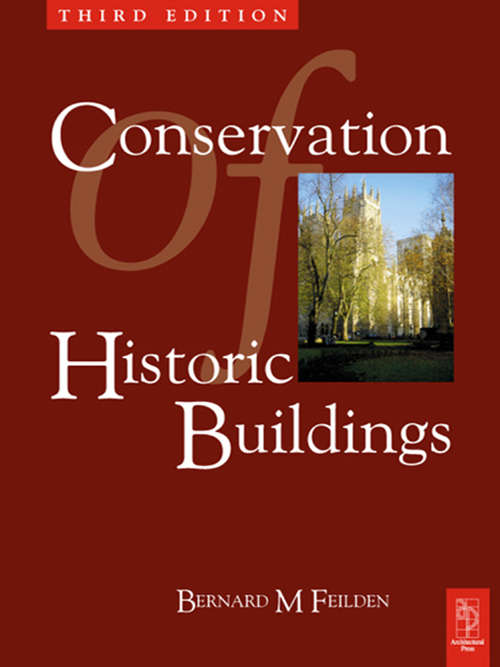 Book cover of Conservation of Historic Buildings