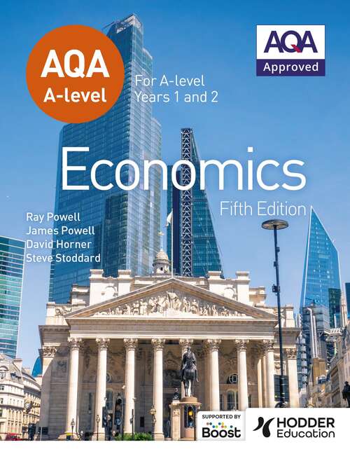 Book cover of AQA A-level Economics Fifth Edition