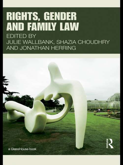 Book cover of Rights, Gender and Family Law (PDF)