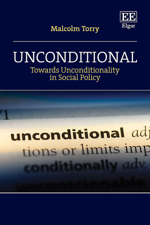 Book cover of Unconditional: Towards Unconditionality in Social Policy